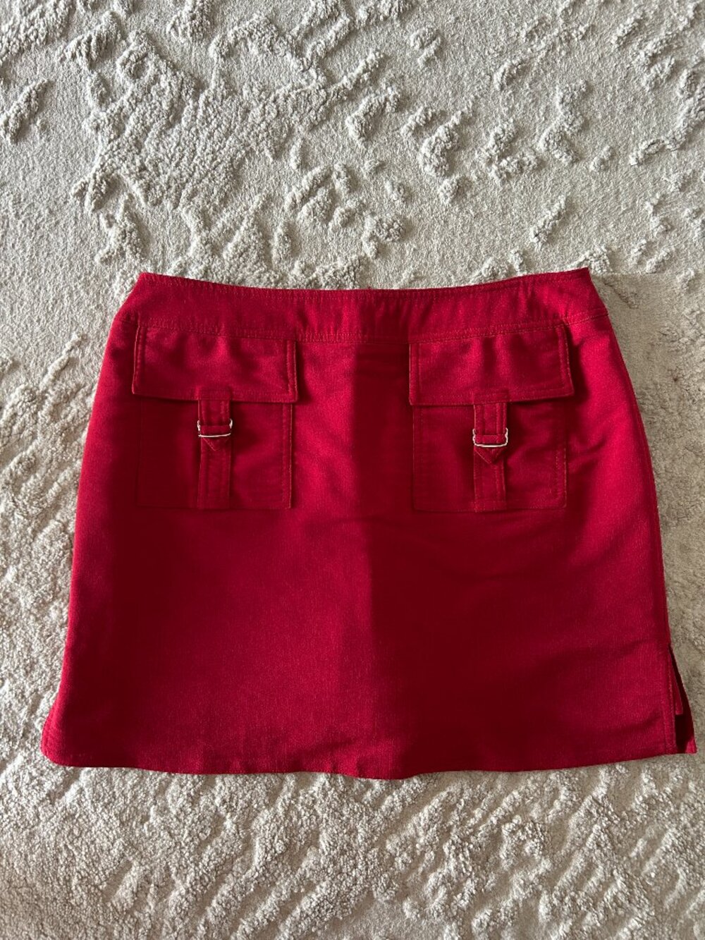 VINTAGE 90s/Y2K Two Roads Cherry Red Cargo Utility Size 10 with Built in Shorts